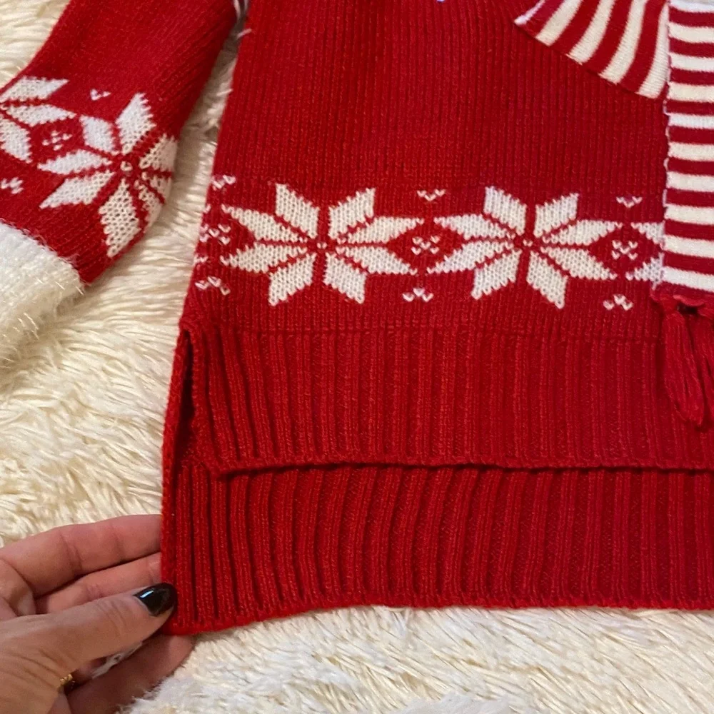 Festive Red Christmas Cat Sweater “Meowy Christmas” 🎅😃😂 - Picture 4 of 11